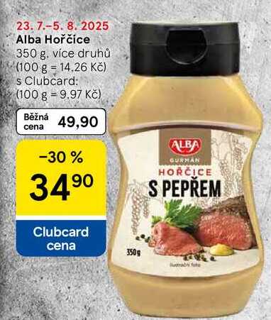 Alba Hořčice, 350 g. více druhů 