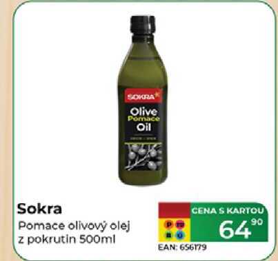 Sokra Pomace olivový olej z pokrutin 500ml  