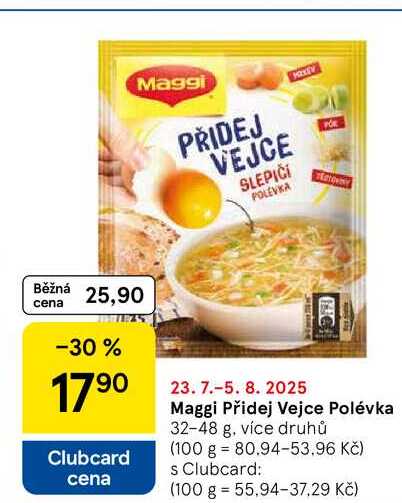 Maggi Přidej Vejce Polévka, 32-48 g, více druhů  