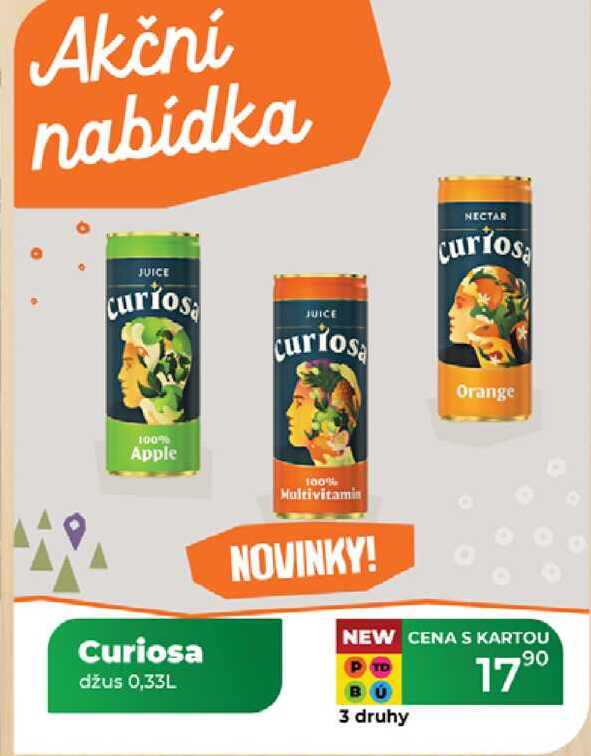 Curiosa džus 0,33L  