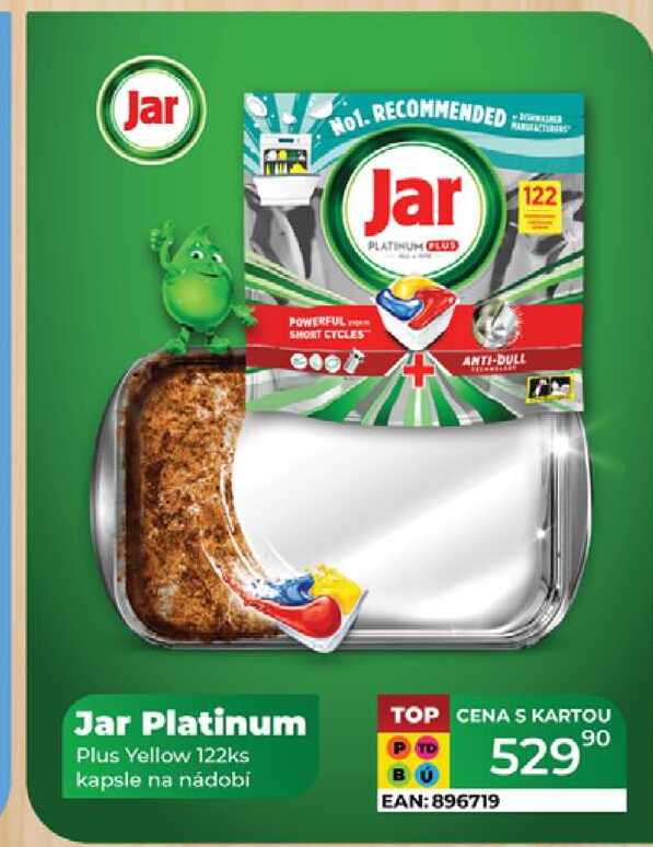 Jar Platinum Plus Yellow 122ks kapsle na nádobí 