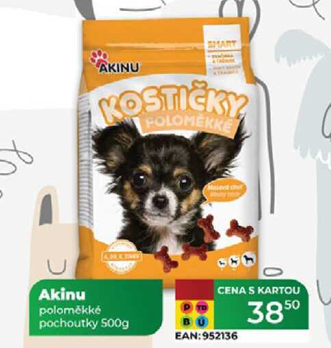 Akinu poloměkké pochoutky 500g