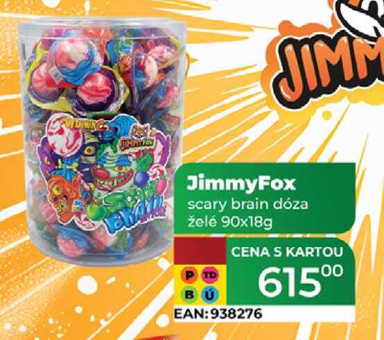 JimmyFox scary brain dóza želé 90x18g 