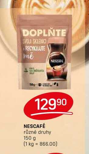 NESCAFÉ různé druhy 150 g