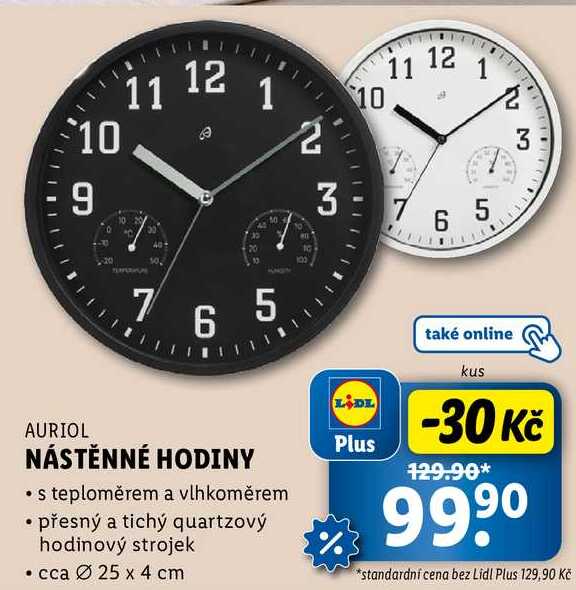 NÁSTĚNNÉ HODINY 