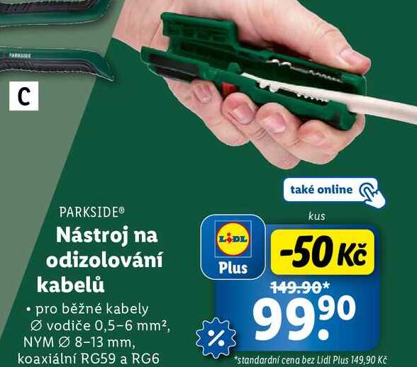 Nástroj na odizolování kabelů