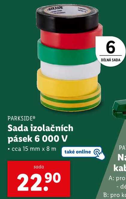 Sada izolačních pásek 6 000 V 