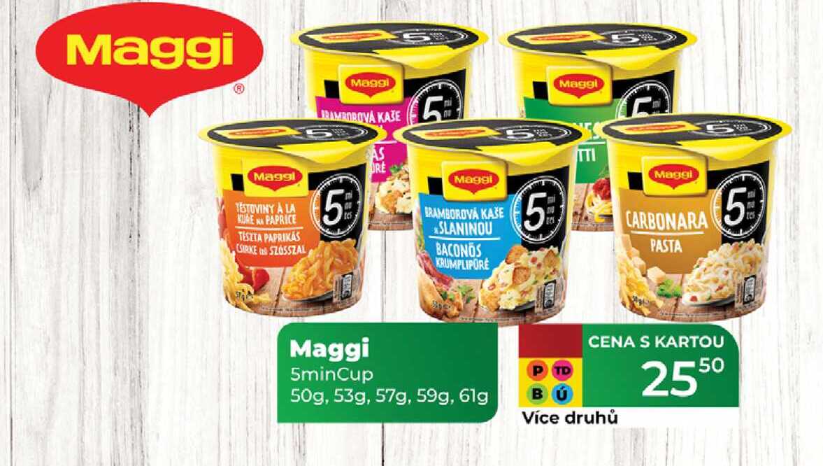 Maggi 5minCup 2550 50g, 53g, 57g, 59g, 61g 