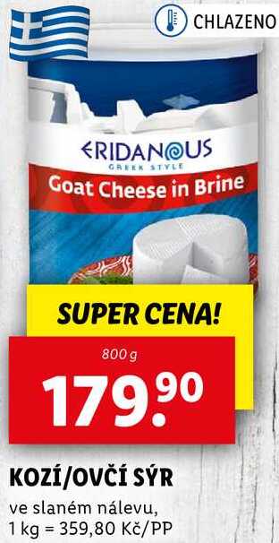 KOZĺ/OVČÍ SÝR, 800 g