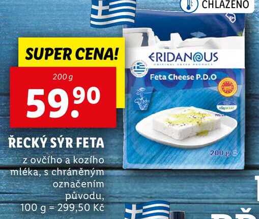 ŘECKÝ SÝR FETA, 200 g