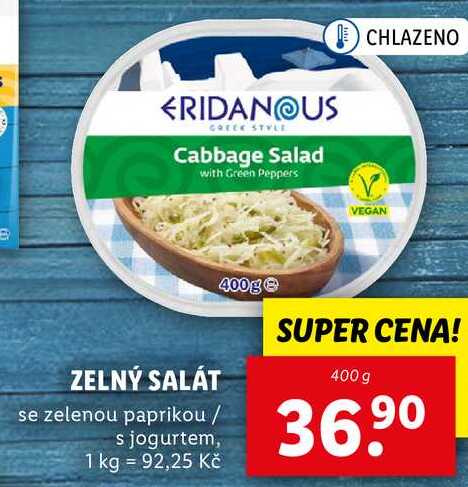 ZELNÝ SALÁT, 400 g