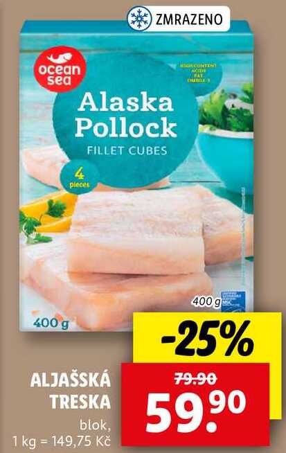 ALJAŠSKÁ TRESKA, 400 g