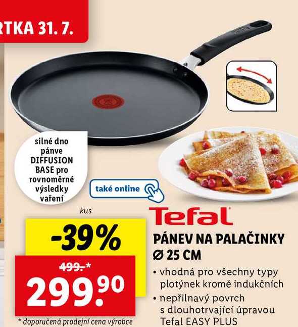 PÁNEV NA PALAČINKY Ø 25 CM 