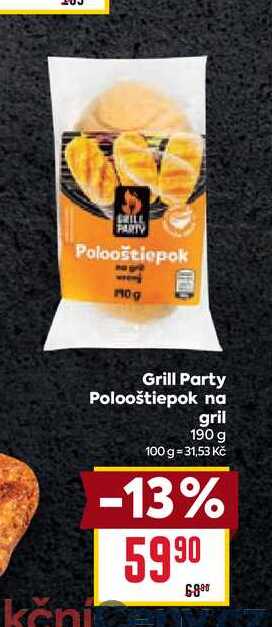 Grill Party Polooštiepok na gril 190 g
