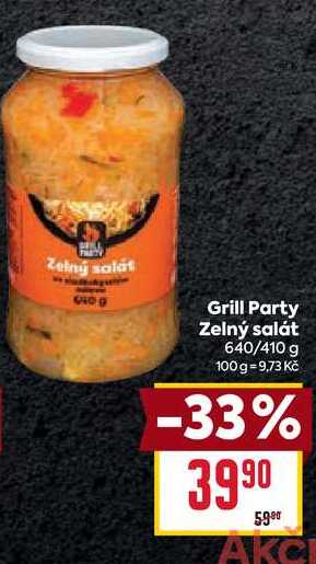 Grill Party Zelný salát 640/410 g