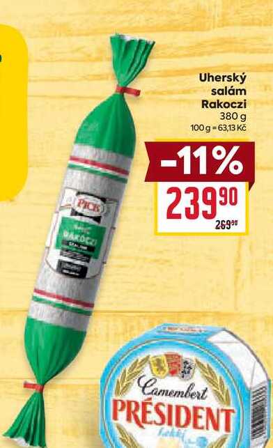 Uherský salám Rakoczi 380 g 