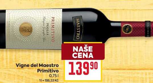 Vigne del Maestro Primitivo 0,75l