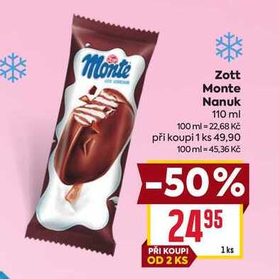 Zott Monte Nanuk 110 ml 