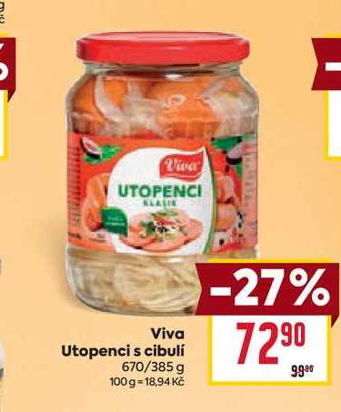 Viva Utopenci s cibulí 670/385 g 