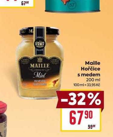 Maille Hořčice s medem 200 ml