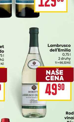 Lambrusco dell'Emilia 0,75l