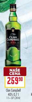 Clan Campbell 40% 0,7l