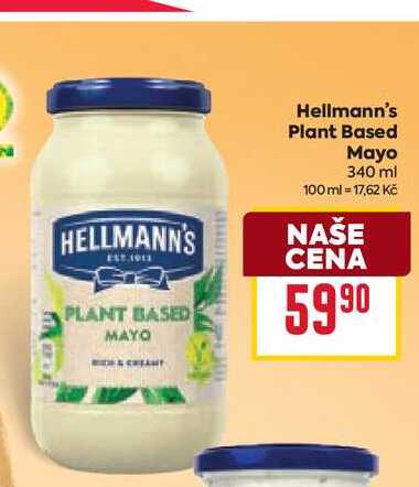 Hellmann's Plant Based Mayo 340 ml