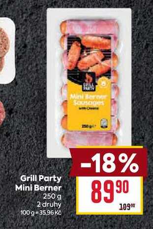 Grill Party Mini Berner 250 g 