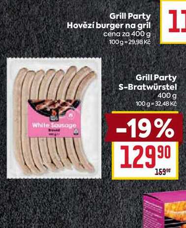Grill Party S-Bratwürstel 400 g