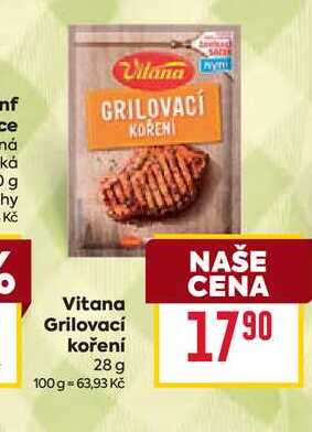 Vitana Grilovací koření 28 g 