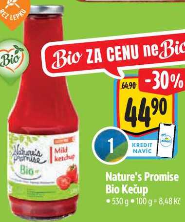 Nature's Promise Bio Kečup, 530 g