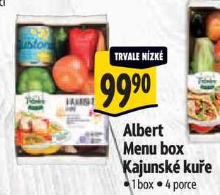 Albert Menu box Kajunské kuře 