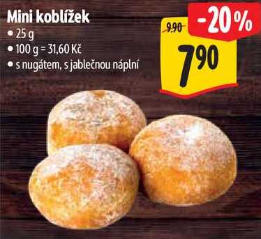 Mini koblížek, 25 g
