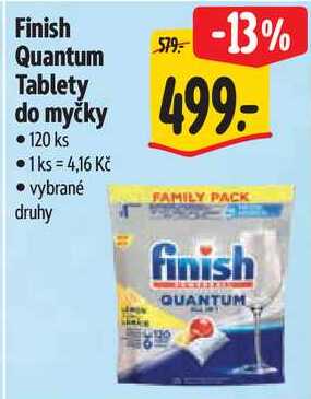 Finish Quantum Tablety do myčky, 120 ks 