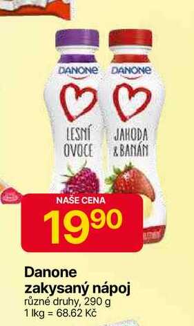 Danone zakysaný nápoj různé druhy, 290 g 