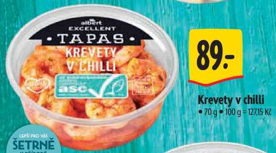 Krevety v chilli, 70 g