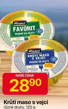 Hamé Krůtí maso s vejci různé druhy, 120 g 