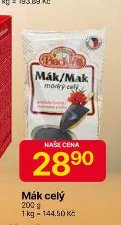 Mák celý 200 g 