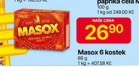 Masox 6 kostek 66 g 