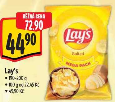Lay's, 190-200 g 