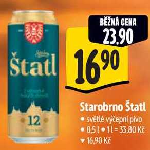 Starobrno Štatl, 0,5 l