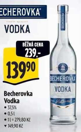 Becherovka Vodka, 0,5 l