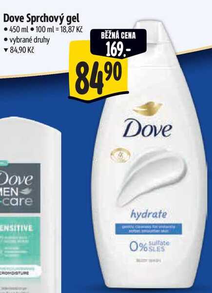 Dove Sprchový gel, 450 ml  