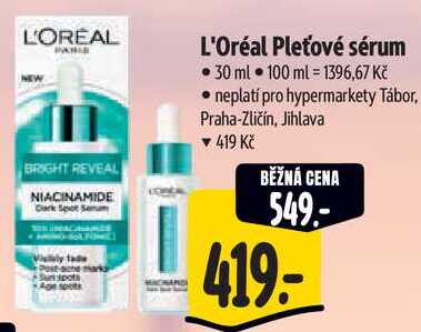 L'Oréal Pleťové sérum, 30 ml 