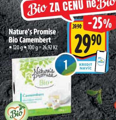  Nature's Promise Bio Camembert 120 g 