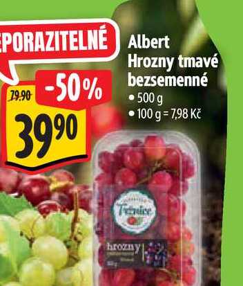  Albert Hrozny tmavé bezsemenné  500 g