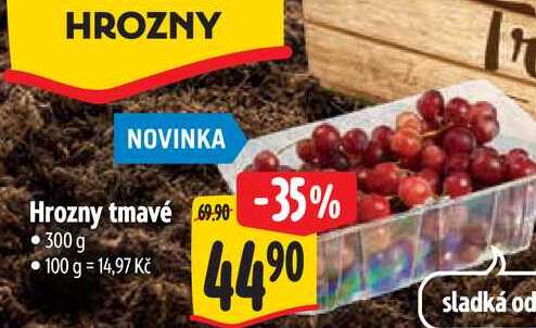   Hrozny tmavé  300 g