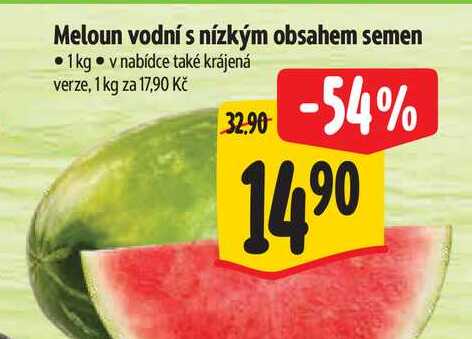 Meloun vodní s nízkým obsahem semen  1kg  