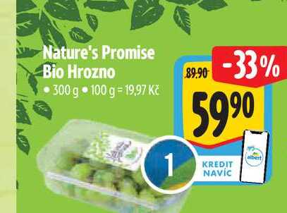 Nature's Promise Bio Hrozno 300 g 