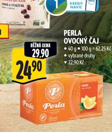  PERLA OVOCNÝ ČAJ  40 g  